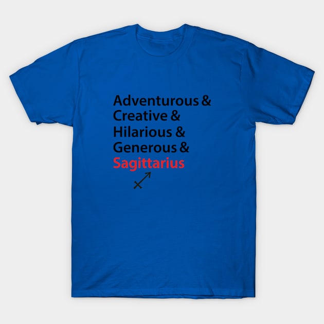 Sagittarius Zodiac T-Shirt by teegear